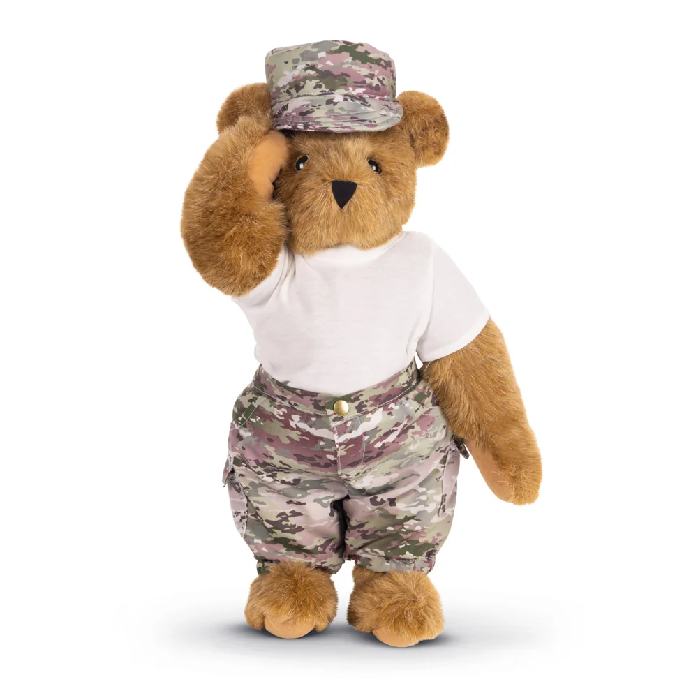 15 In. Honorable Hugs Camouflage Bear - Image 7