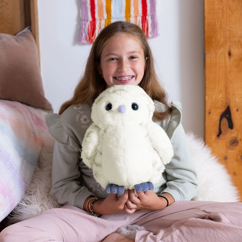 18 In. Oh So Soft Snowy Owl - Image 3