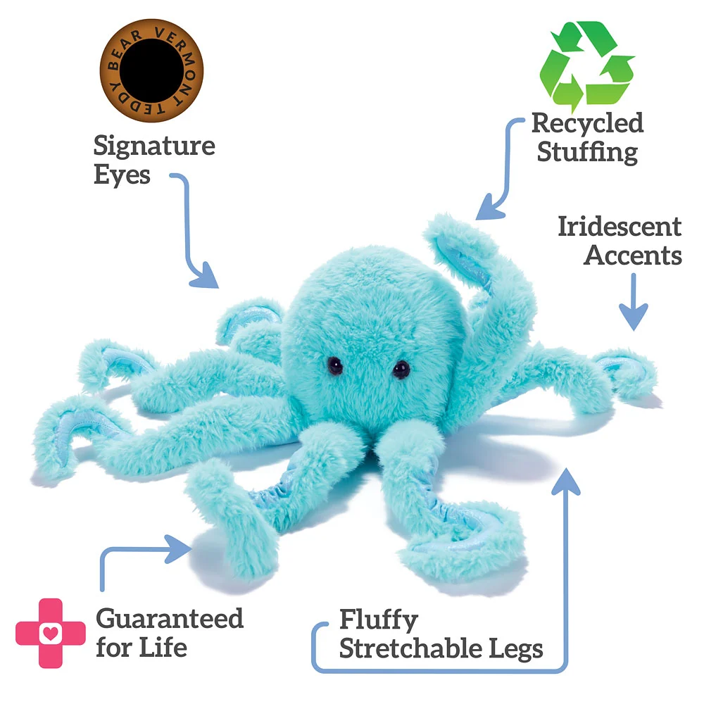 18 In. Oh So Soft Octopus - Image 3
