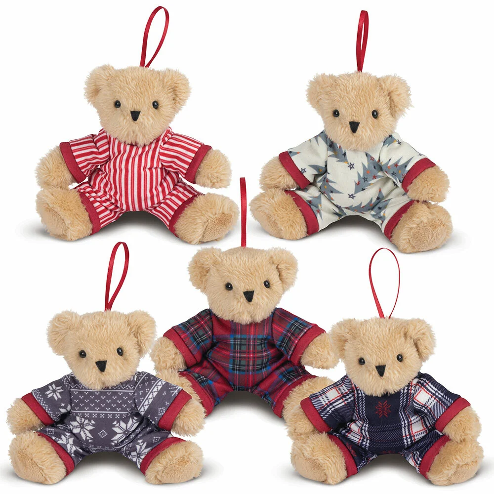 4 In. Christmas PJ Ornaments - Set of 5 - Image 2