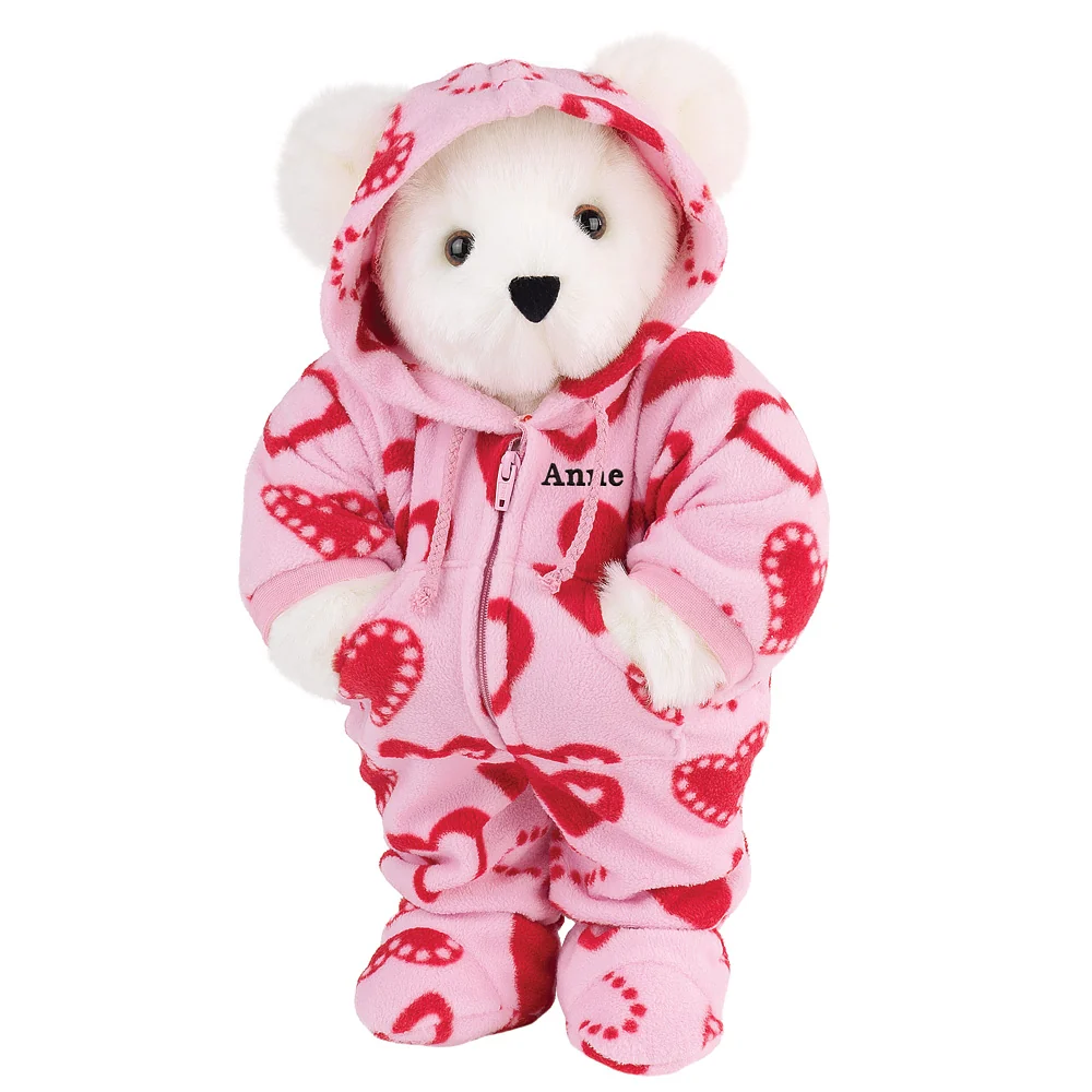 15 In. Hoodie-Footie Sweetheart Bear - Image 5