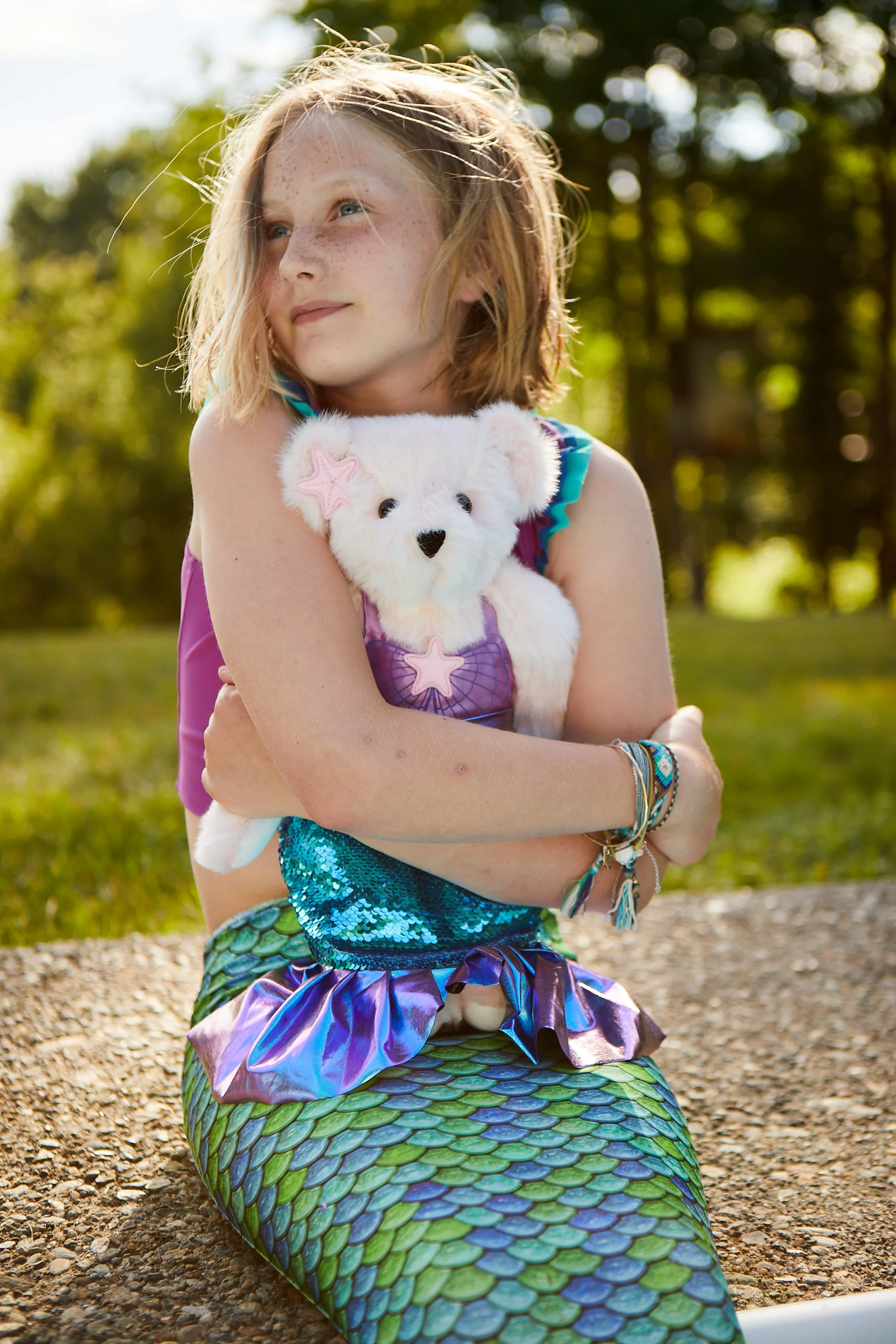 15 In. Mermaid Bear - Image 2