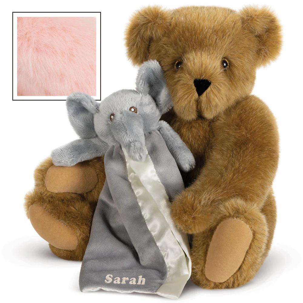 15 In. Cuddle Buddies Gift Set with Elephant Blanket - Image 6