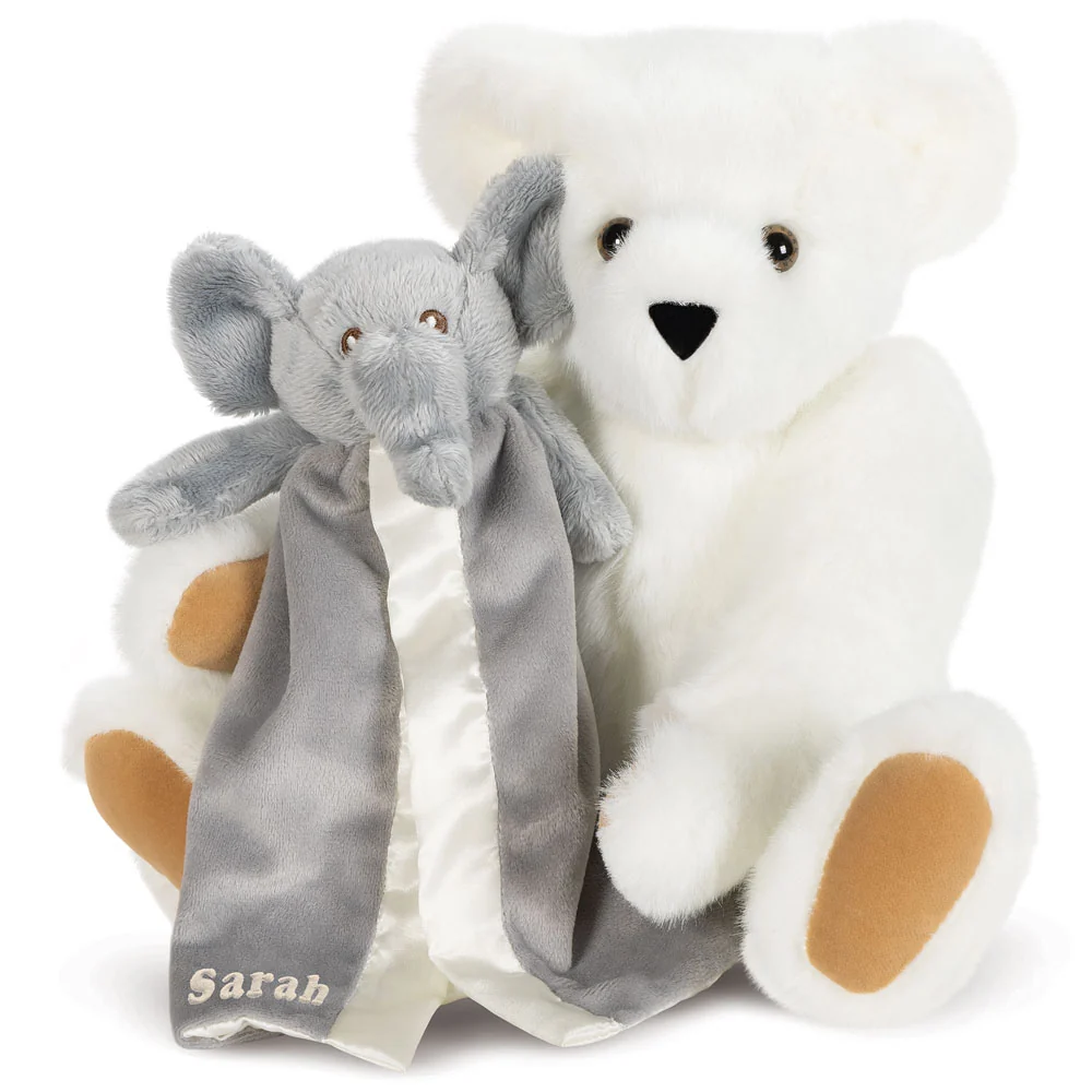 15 In. Cuddle Buddies Gift Set with Elephant Blanket - Image 4
